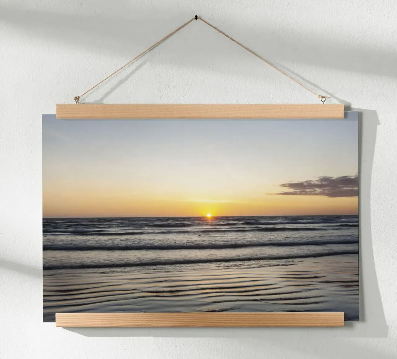 Morro Bay Kalifornien 1 Poster mit Aluminium Rahmen von Barbara Buderath Fotodesign