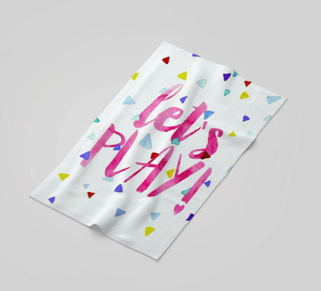 Let's Play beach towel by treechild