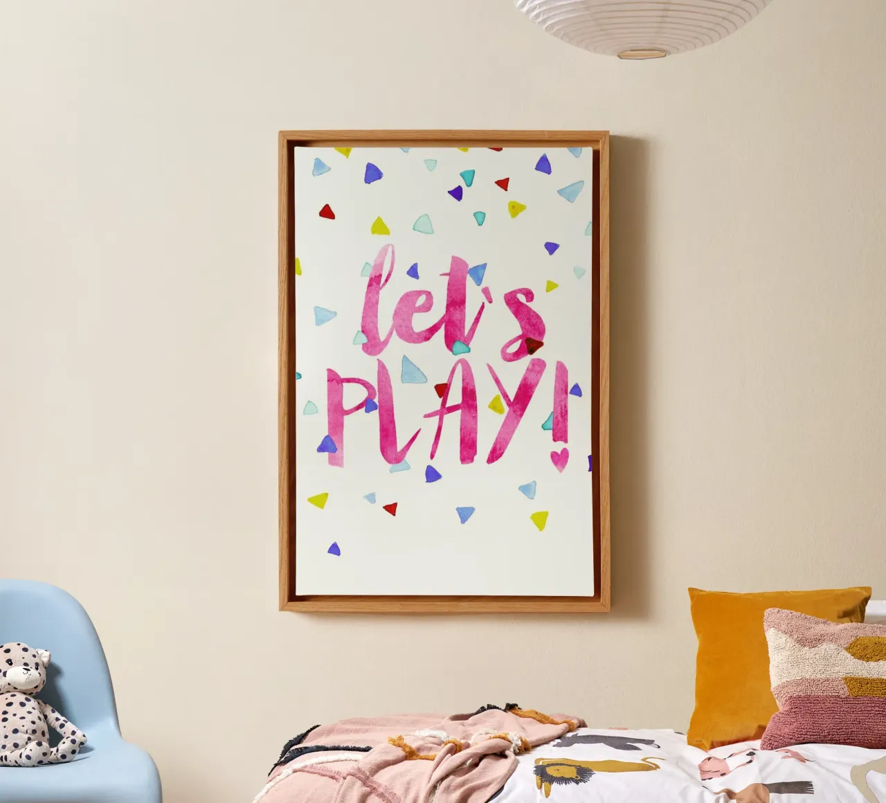Let's Play tela con Cornice a cassetta da treechild