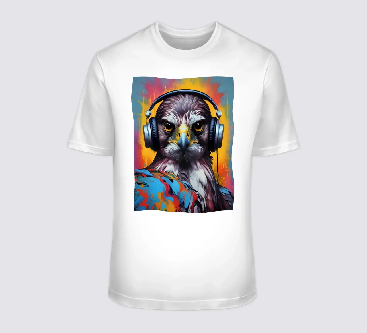 Falcon in cuffia t-shirt da MakArena