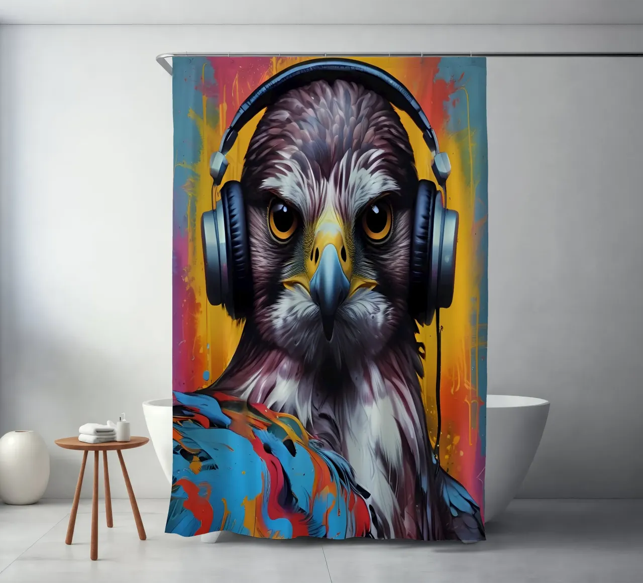 Falcon in cuffia tenda da doccia da MakArena