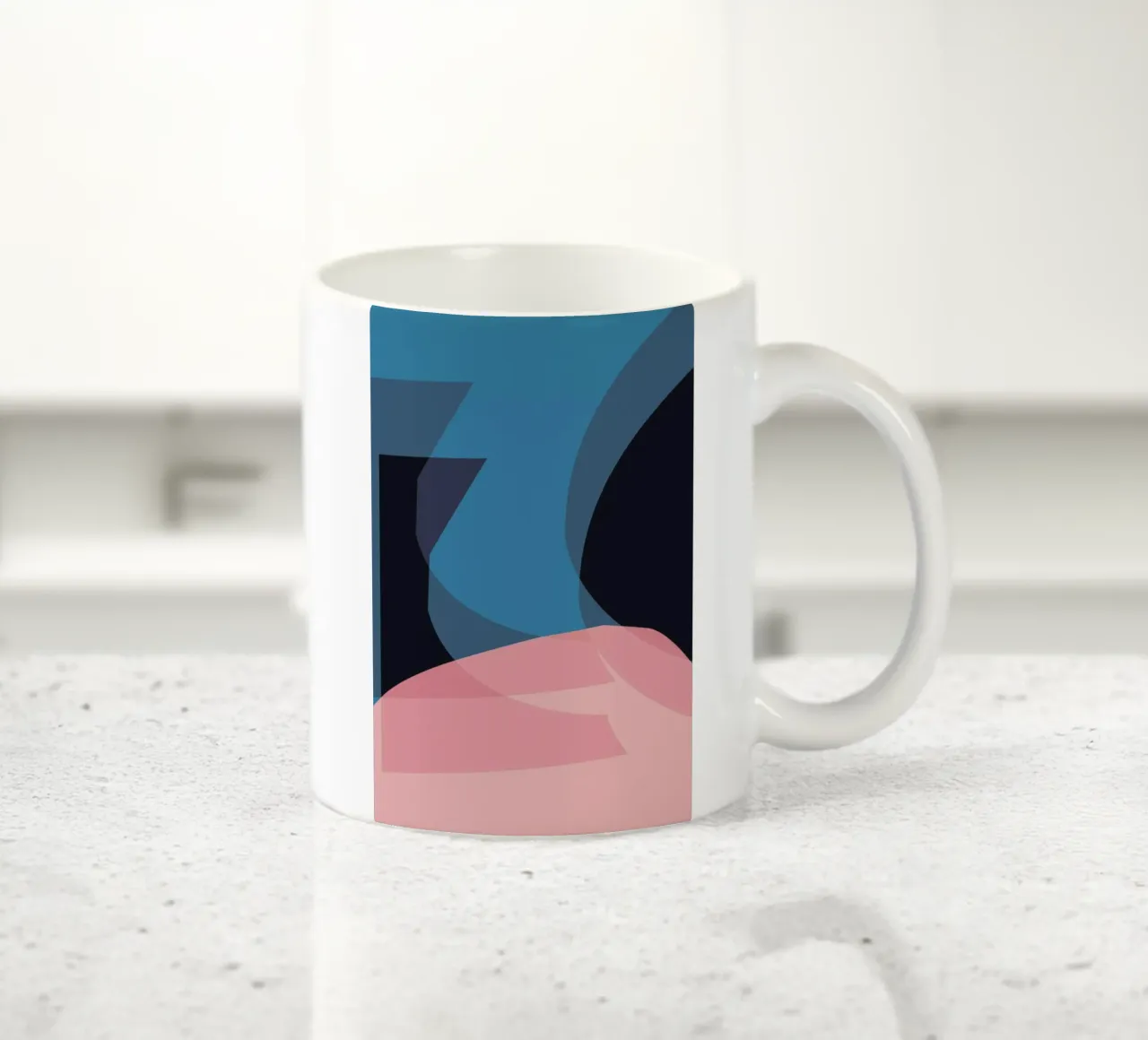 Contrast 1 tazza in ceramica da Jonathan Lawes