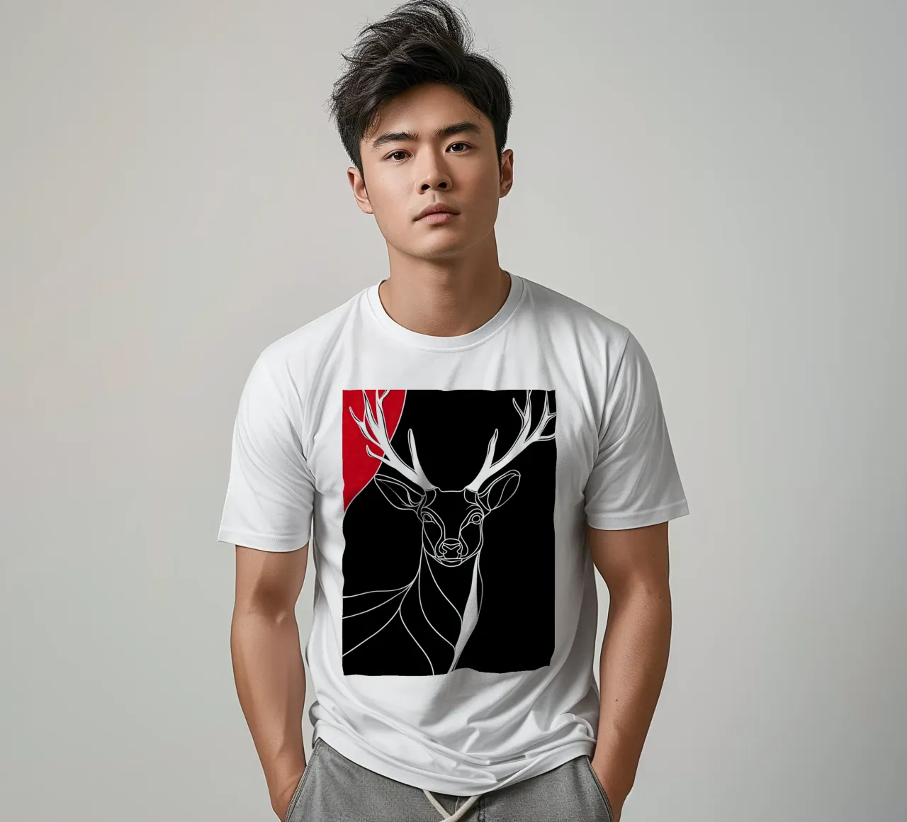 Cervo | Lineart t-shirt da Autofocus