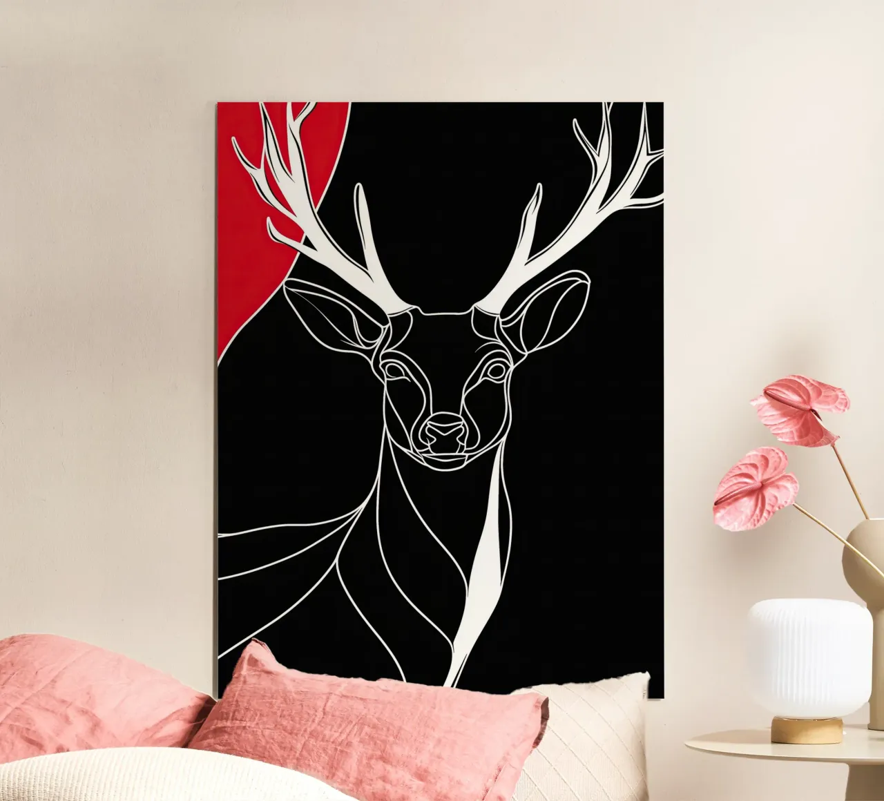 Cervo | Lineart poster da Autofocus