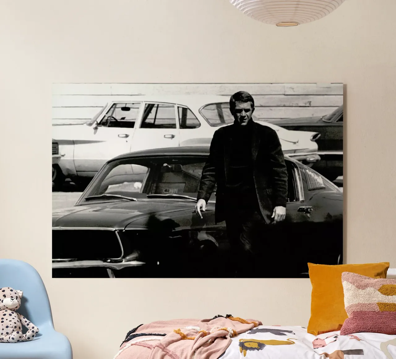 Steve McQueen in Bullitt, 1969 plexiglass da Gallery Print and Art Limited
