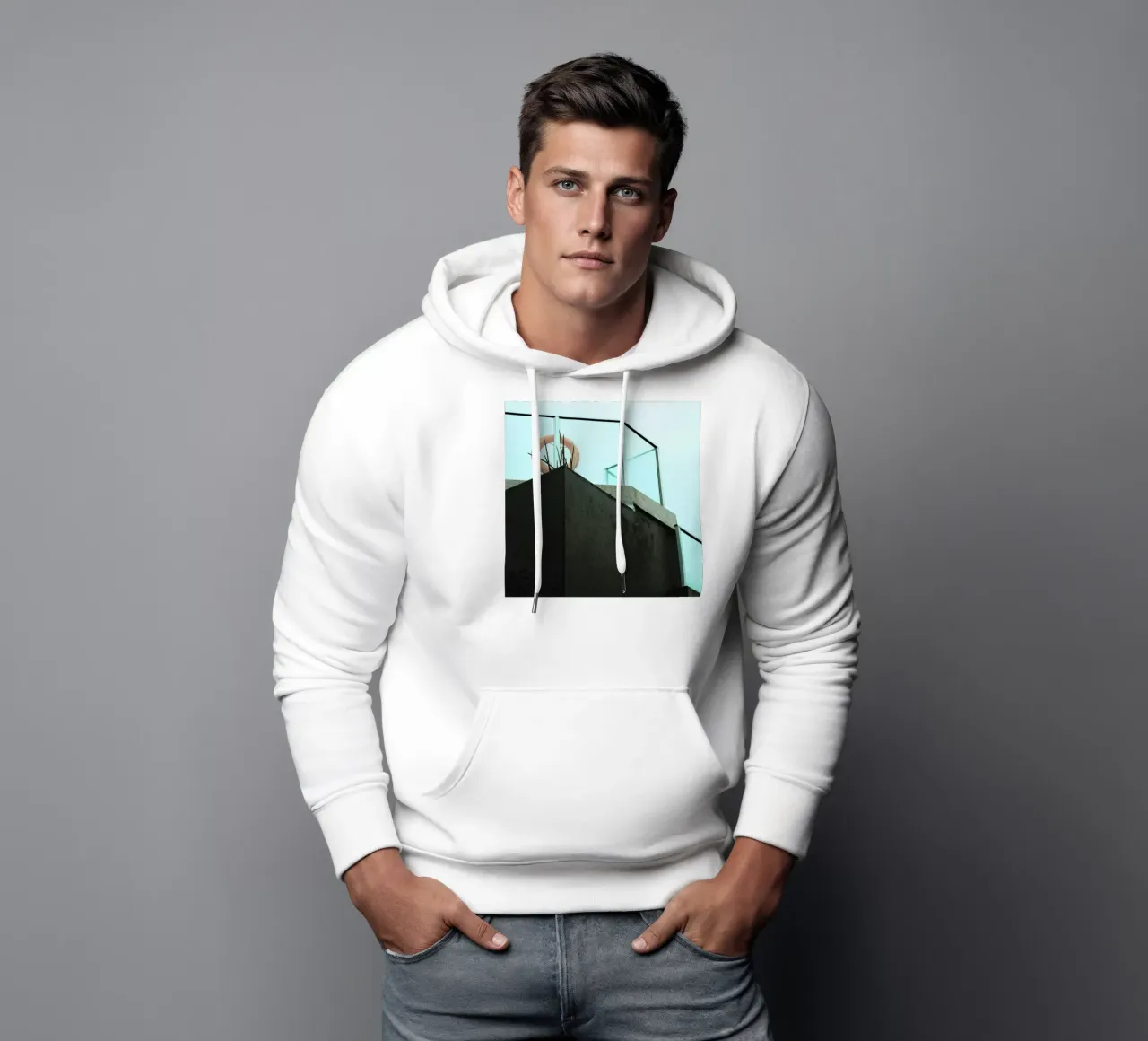 Paradiso felpa con cappuccio da Ballack Art House