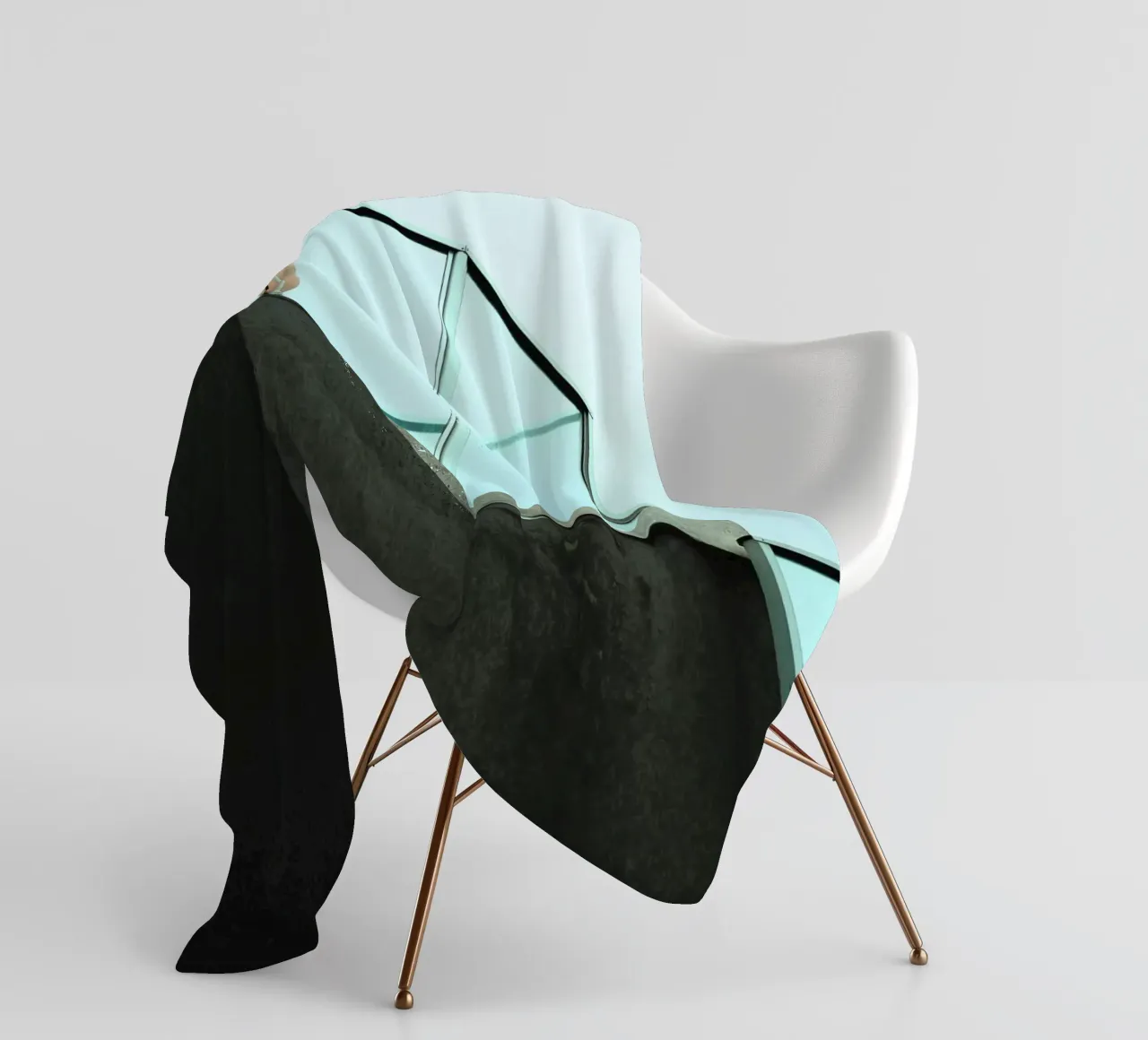 Paradiso coperta in pile da Ballack Art House