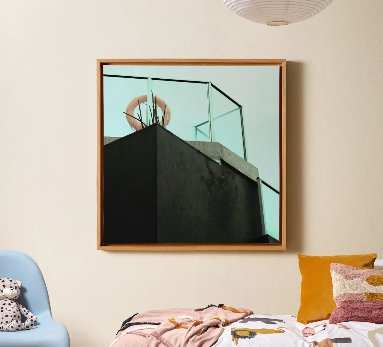 Paradiso tela con Cornice a cassetta da Ballack Art House