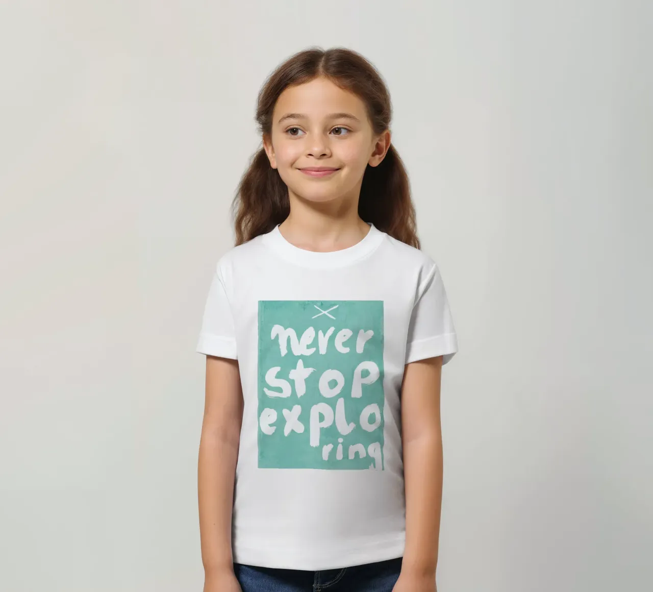 Never Stop Exploring t-shirt bambini da treechild