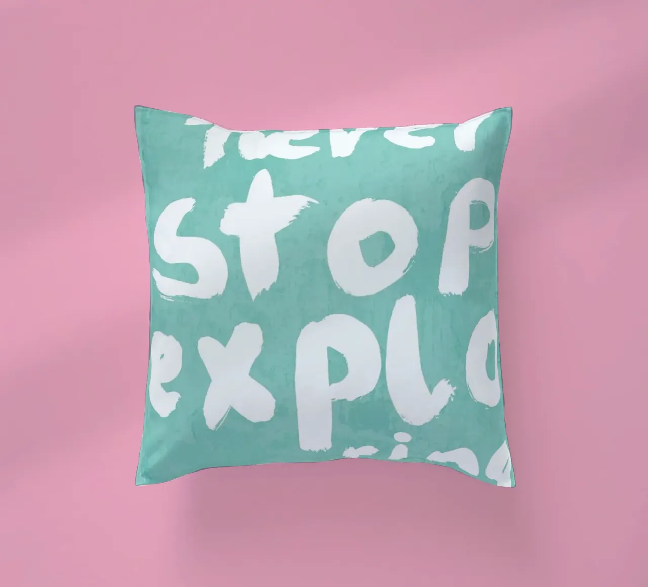 Never Stop Exploring cuscino da treechild