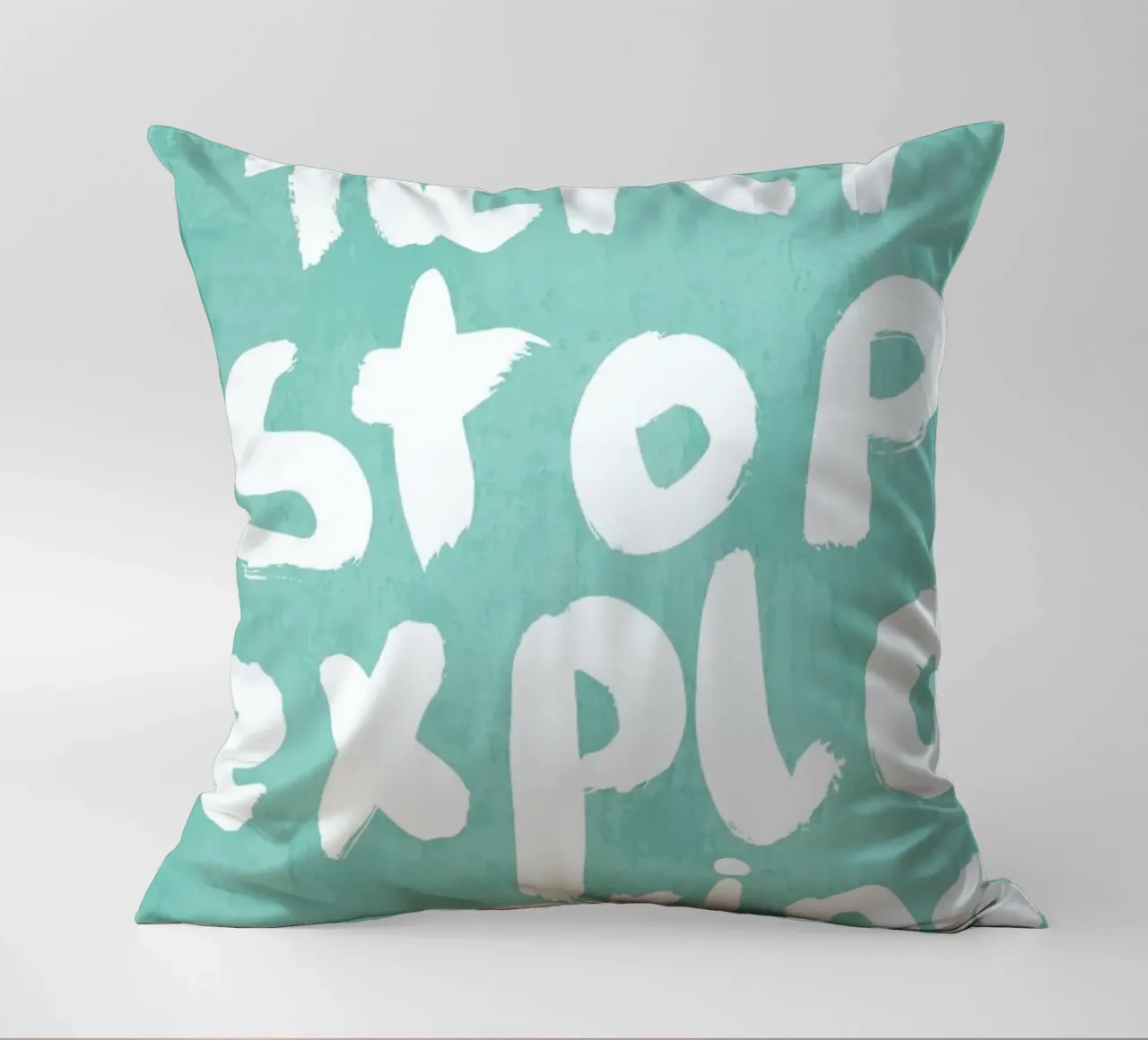 Never Stop Exploring cuscino da treechild