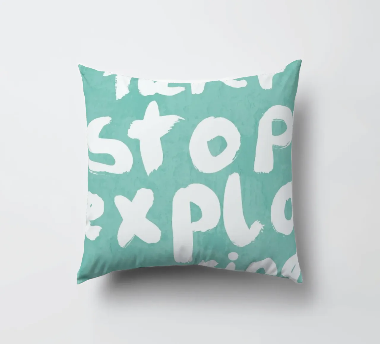 Never Stop Exploring cuscino da treechild