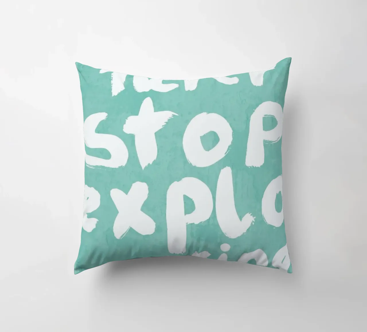 Never Stop Exploring cuscino da treechild