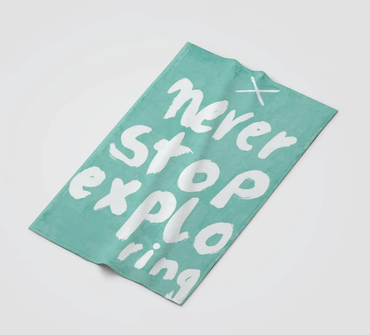 Never Stop Exploring Fleecedecke von treechild