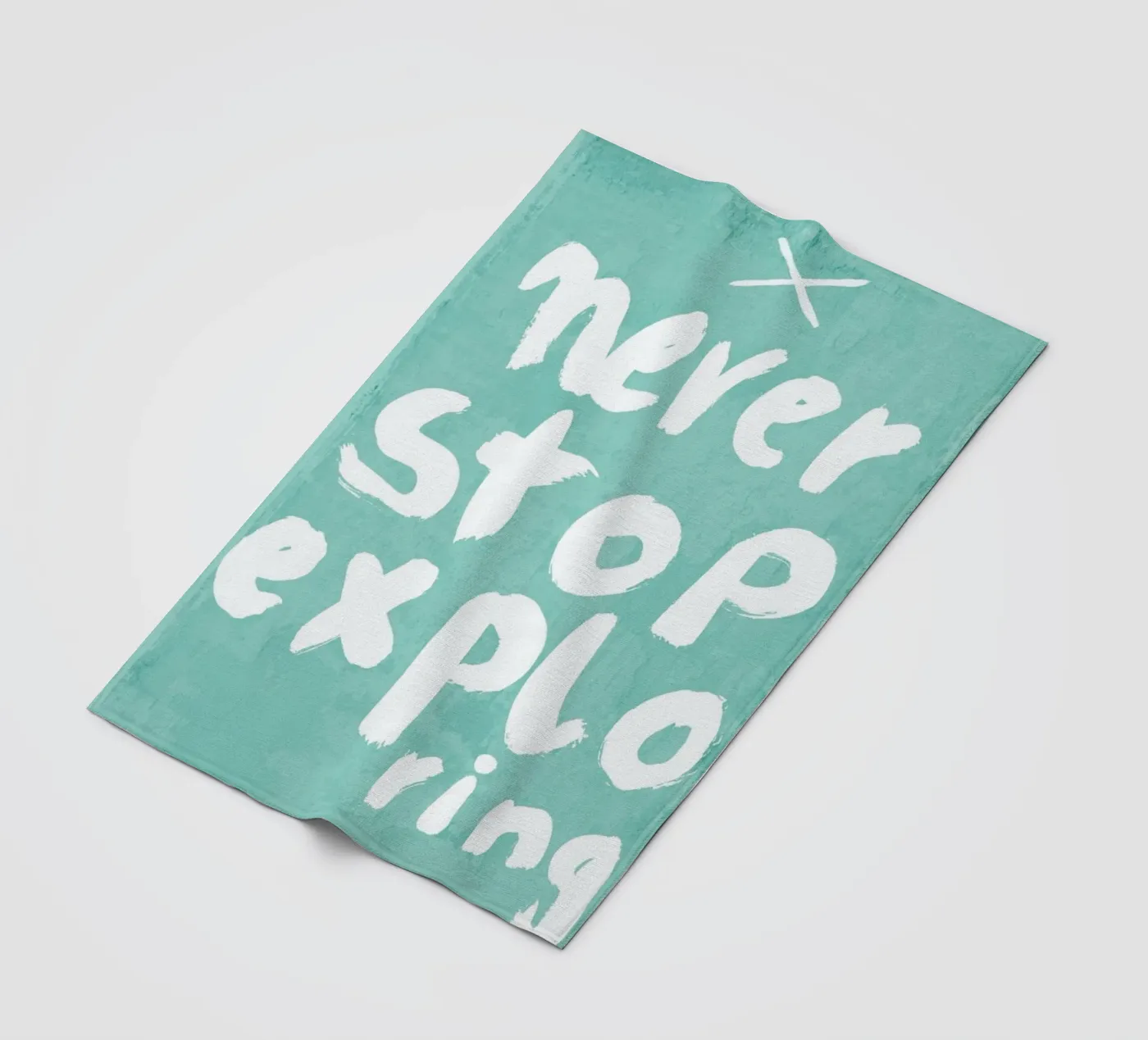 Never Stop Exploring Fleecedecke von treechild