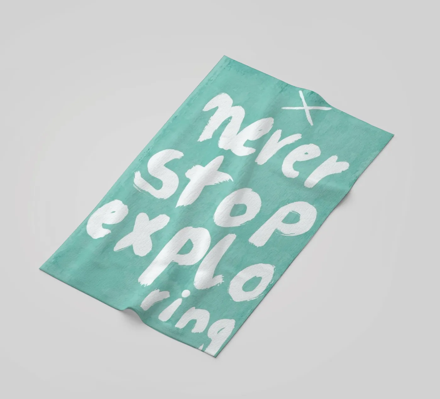 Never Stop Exploring strandhanddoek van treechild