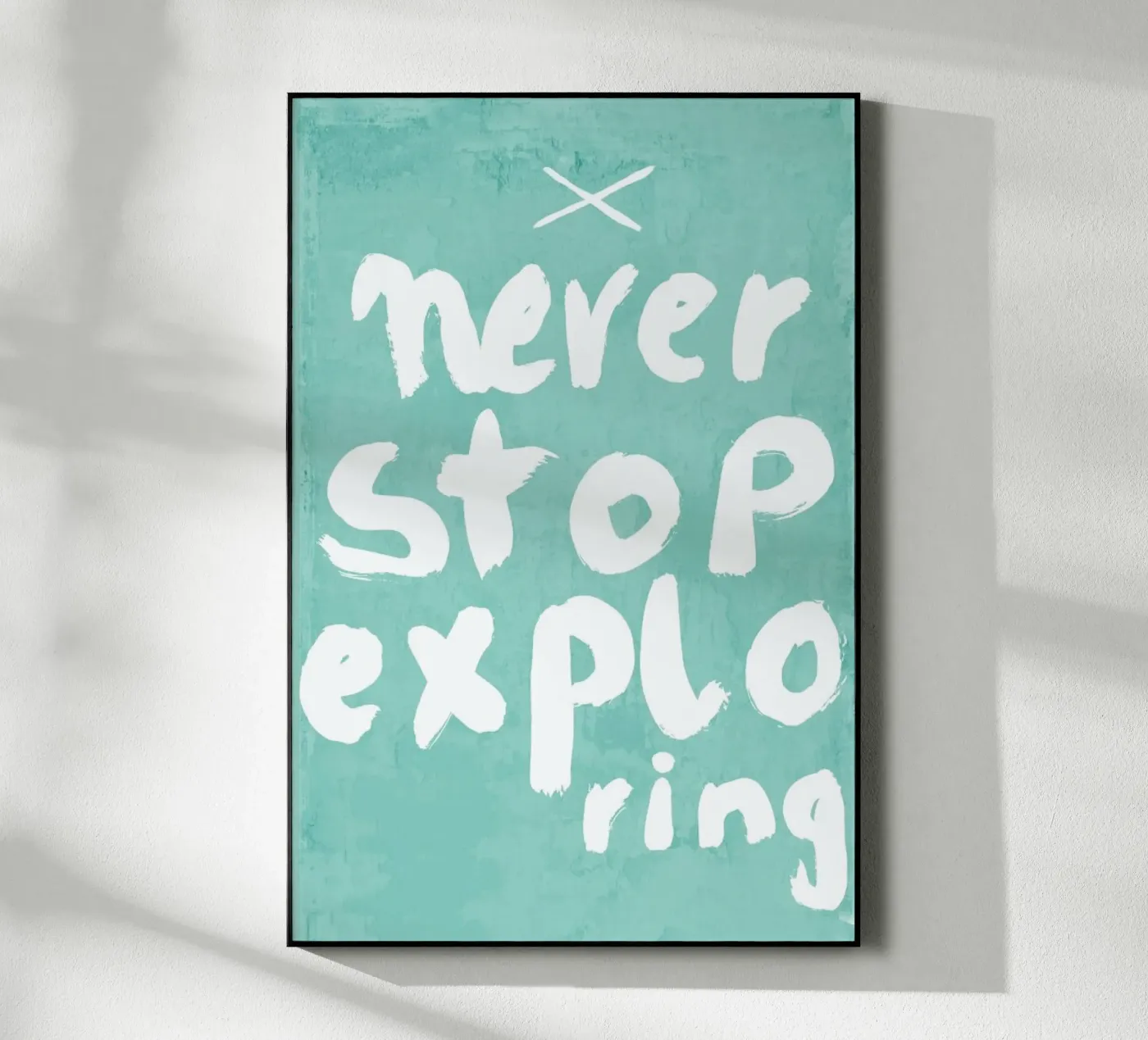 Never Stop Exploring plexiglass da treechild