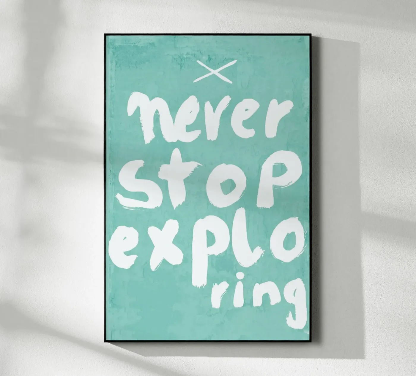 Never Stop Exploring plexiglas de treechild
