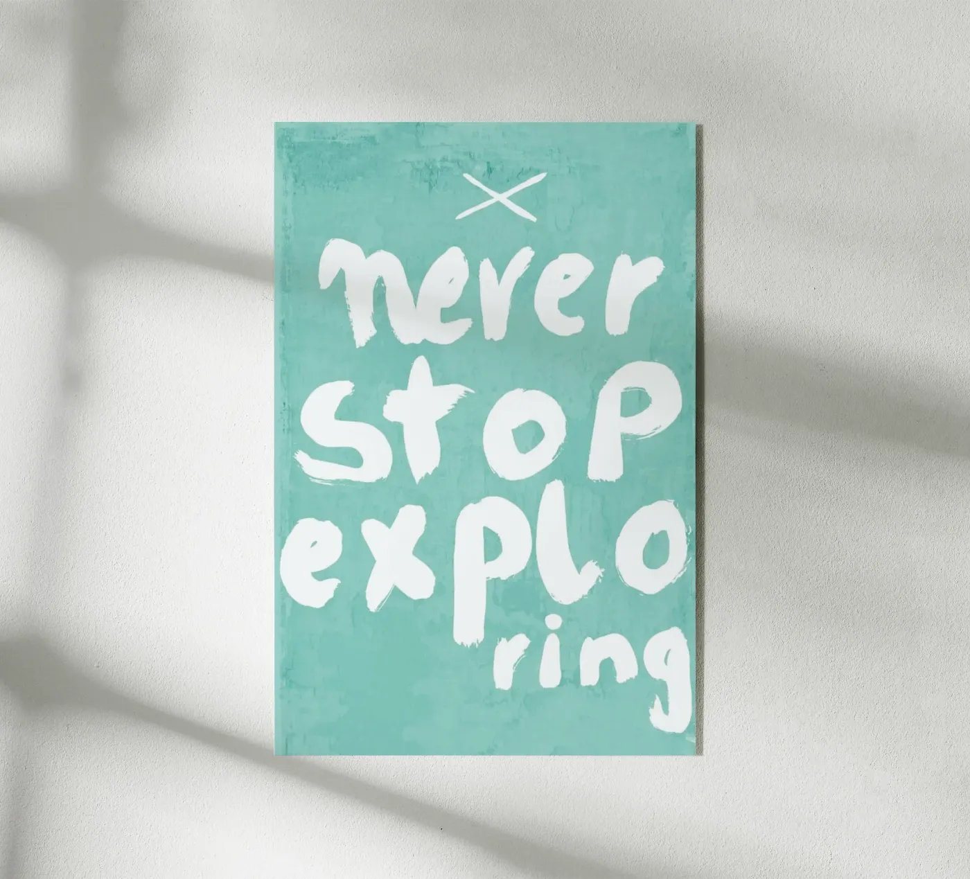 Never Stop Exploring plexiglass da treechild