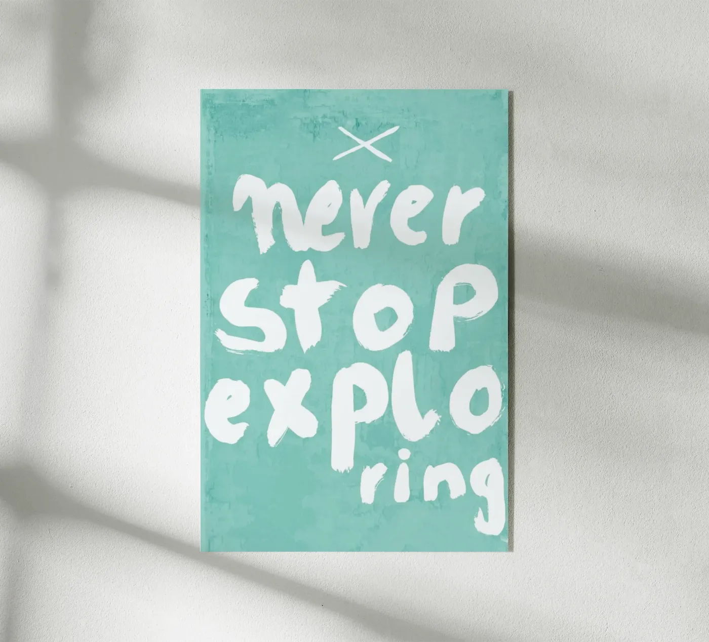 Never Stop Exploring plexiglas de treechild