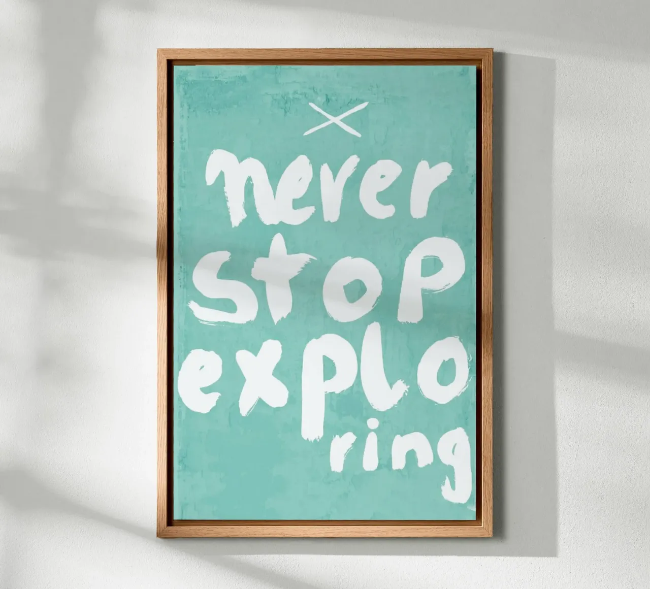 Never Stop Exploring alluminio dibond da treechild