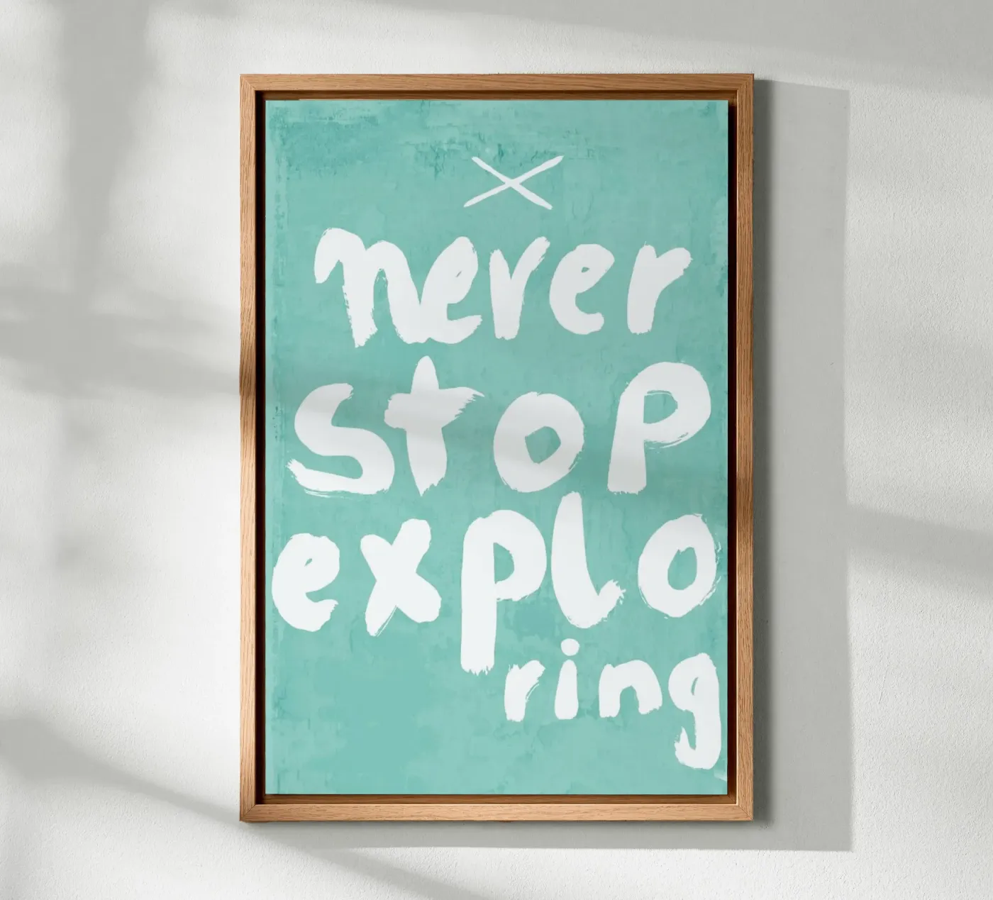 Never Stop Exploring Leinwand von treechild