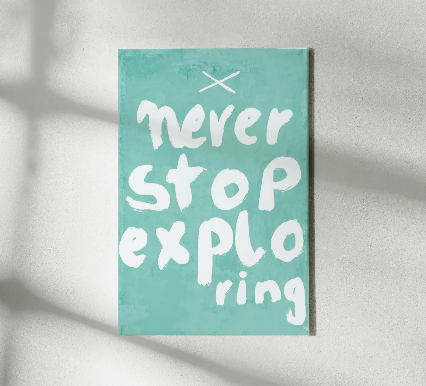 Never Stop Exploring Leinwand von treechild