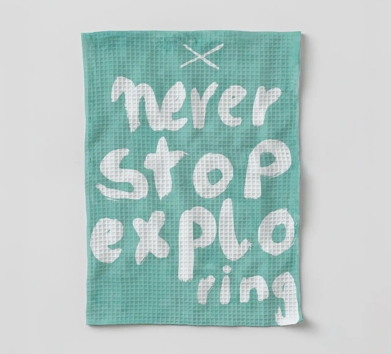 Never Stop Exploring canovaccio da cucina da treechild