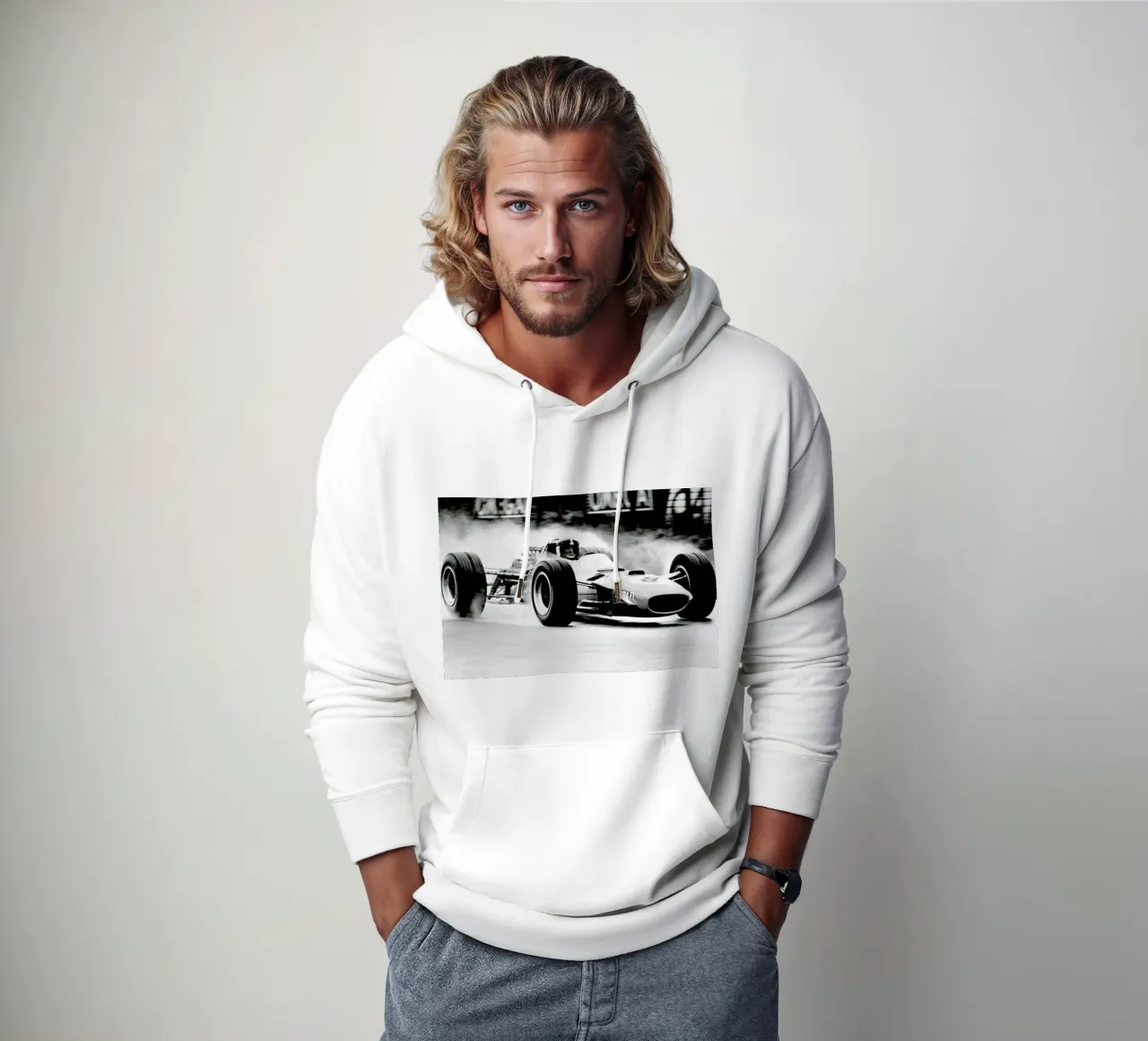 Formula 1 felpa con cappuccio da Gallery Print and Art Limited