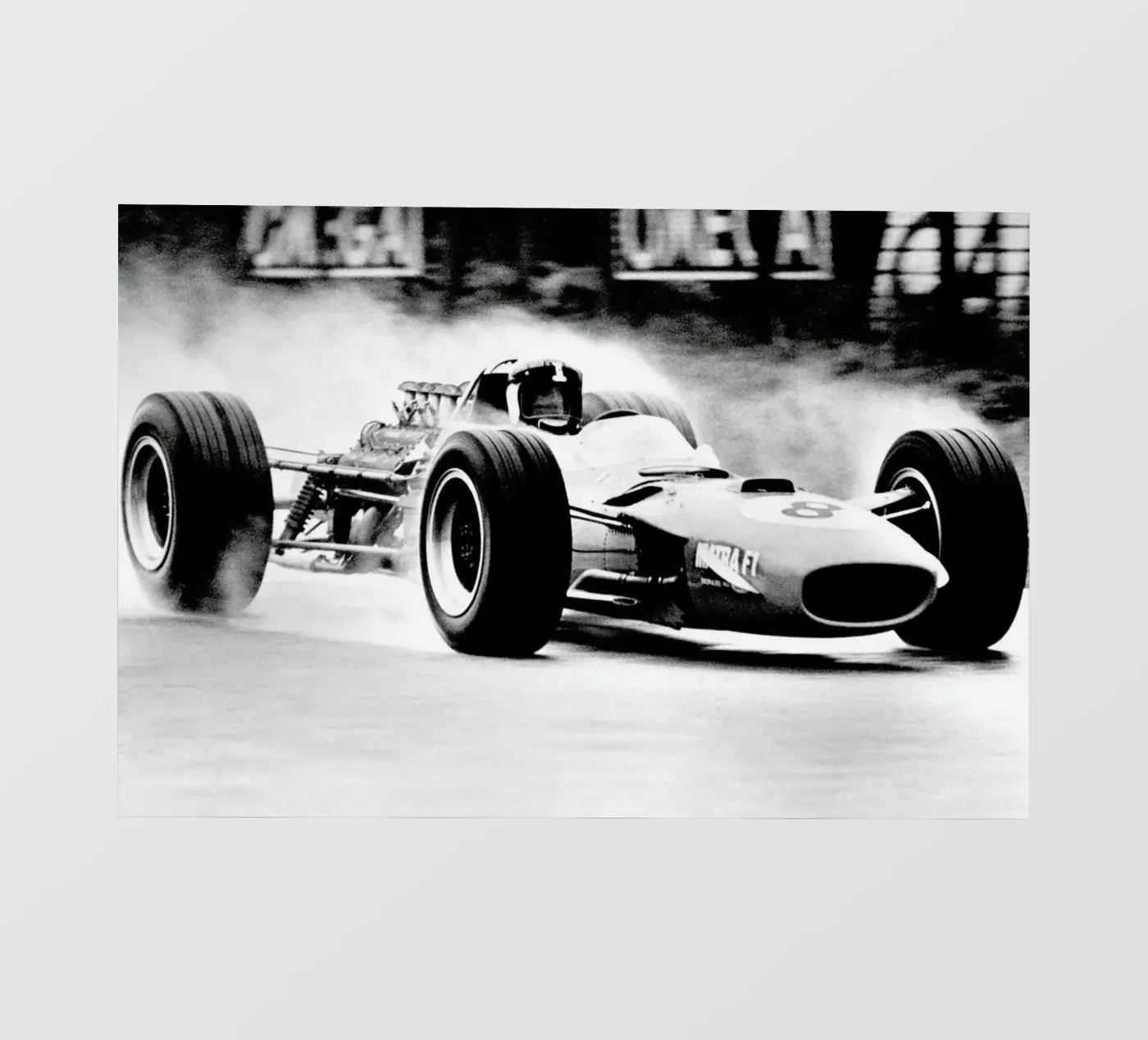 Formula 1 pellicola backlit da Vintage Photography Archive