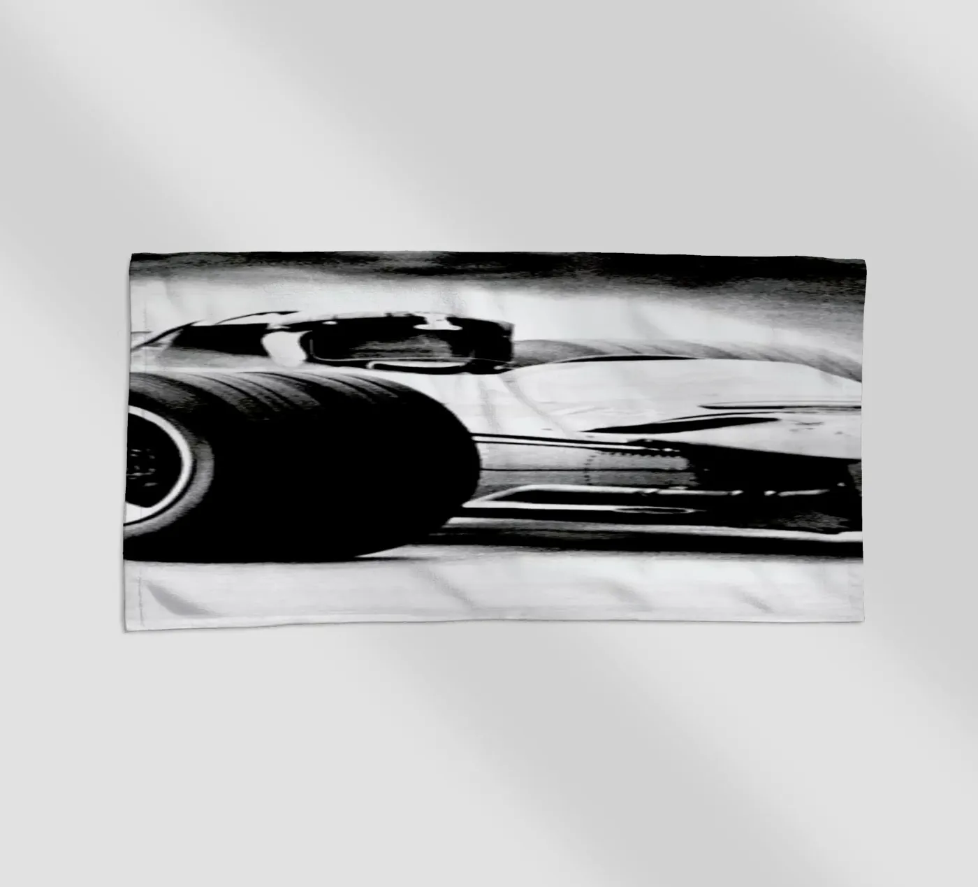 Formula 1 beach towel by Gallery Print and Art Limited