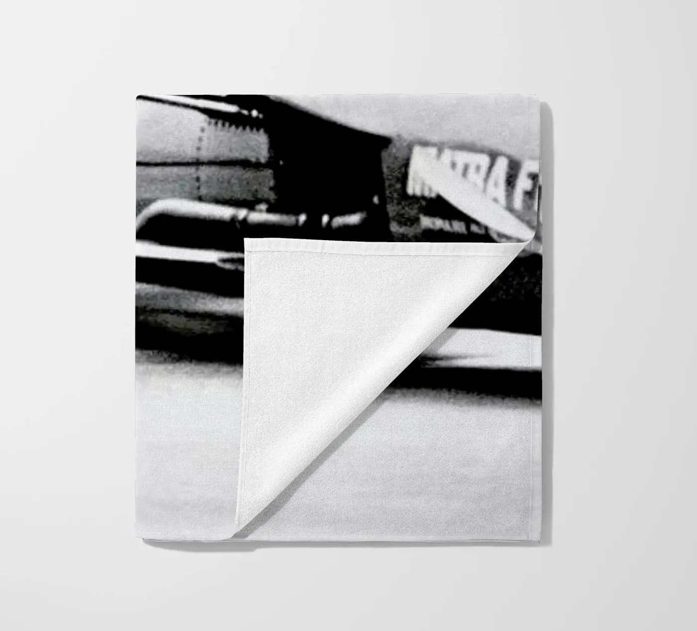 Formula 1 beach towel by Gallery Print and Art Limited