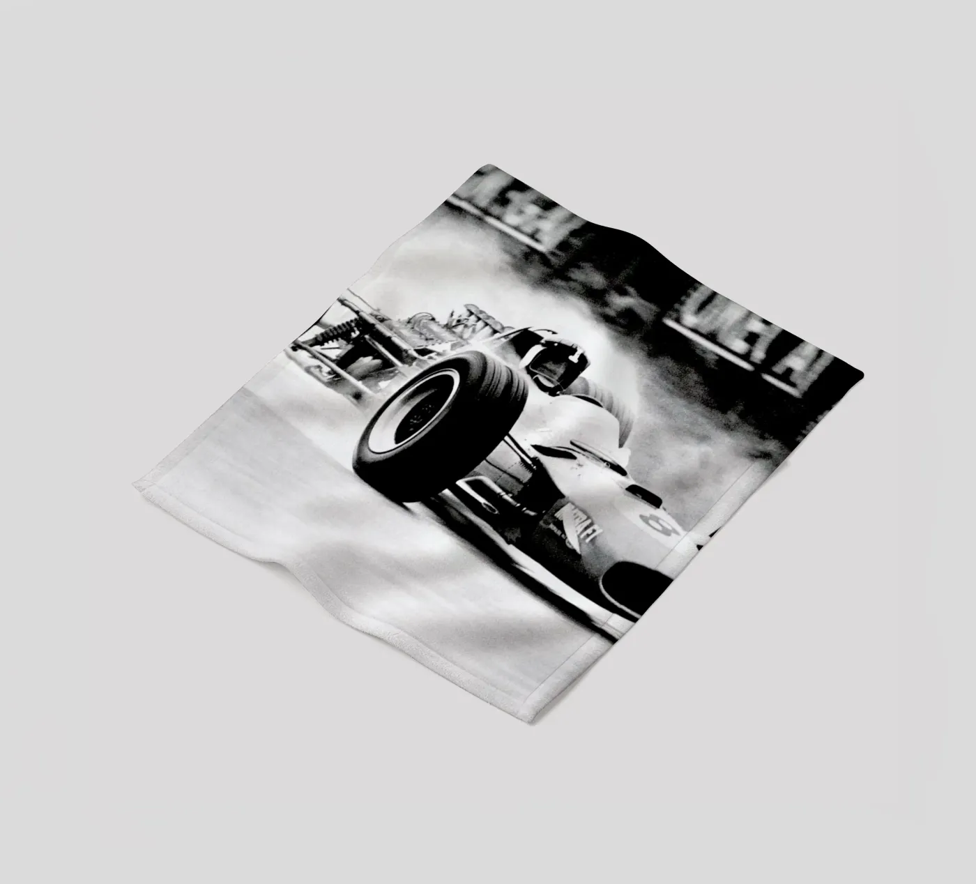 Formula 1 Fleecedecke von Vintage Photography Archive