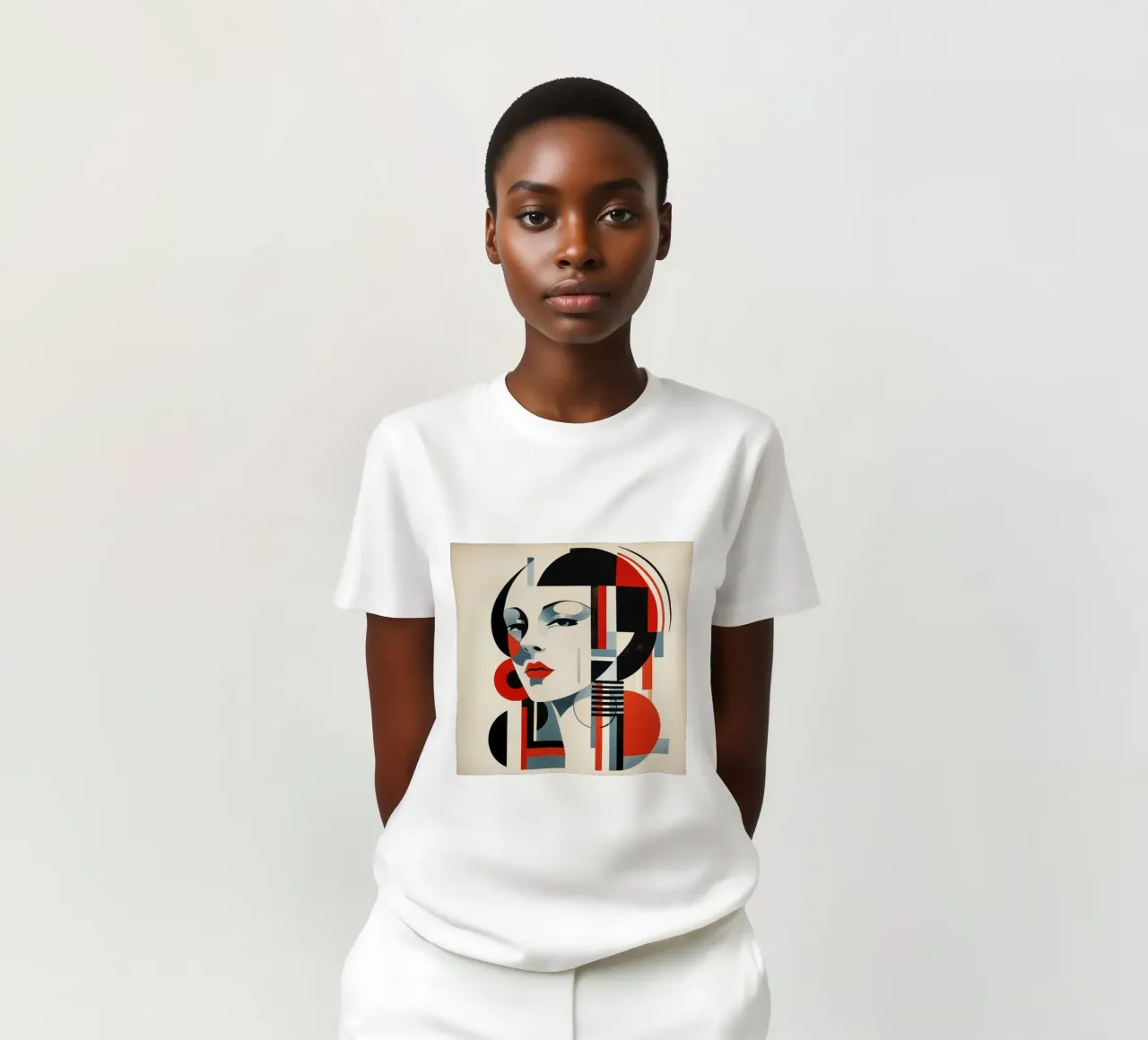 Bauhaus Femme française t-shirt de Artful Muse