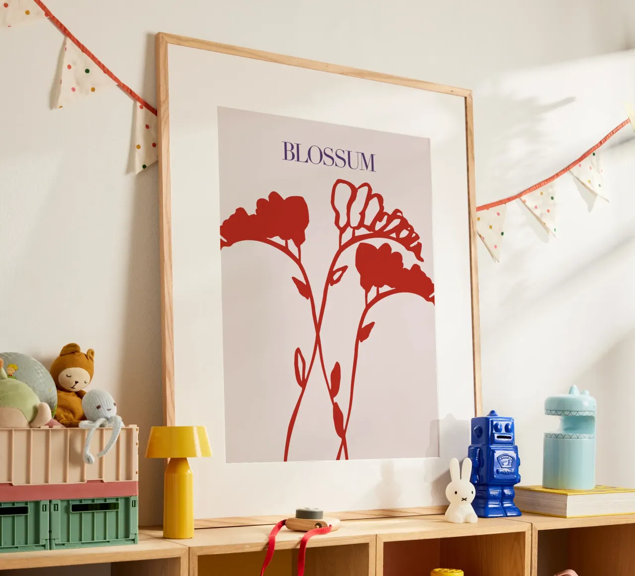 Lumina Series No 26 poster con marco de madera de treechild