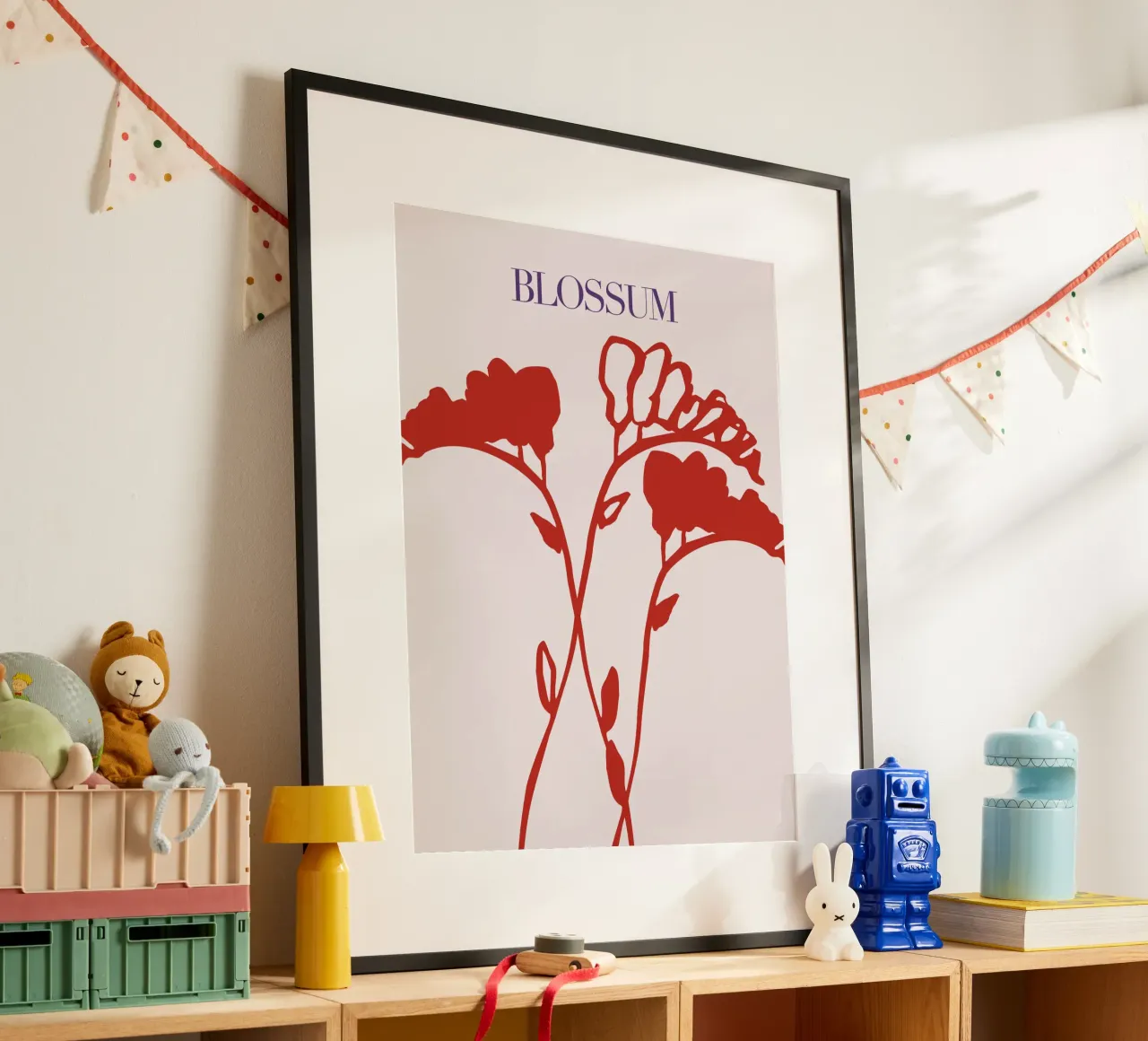 Lumina Series No 26 poster con marco de madera de treechild
