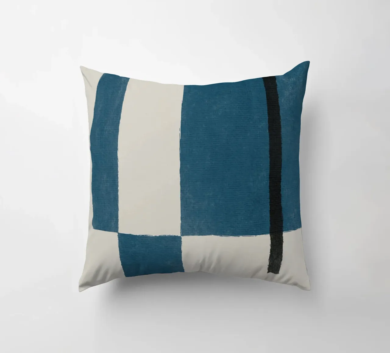 Blue Blocks cuscino da artesutileco