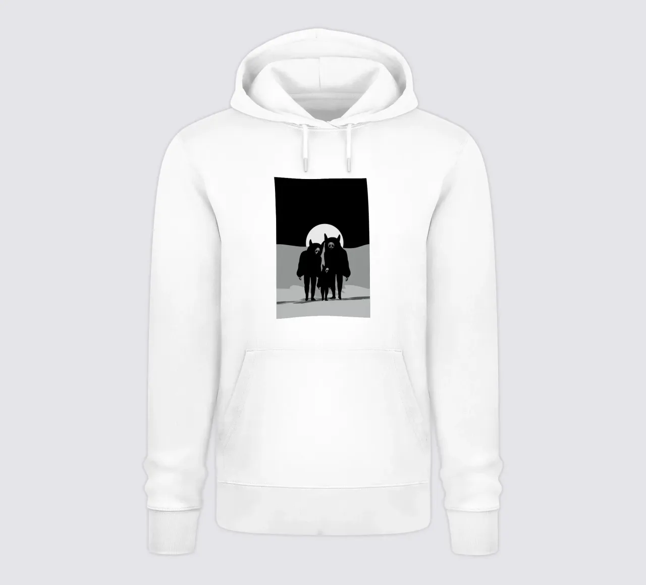 Never Alone felpa con cappuccio da AS Art