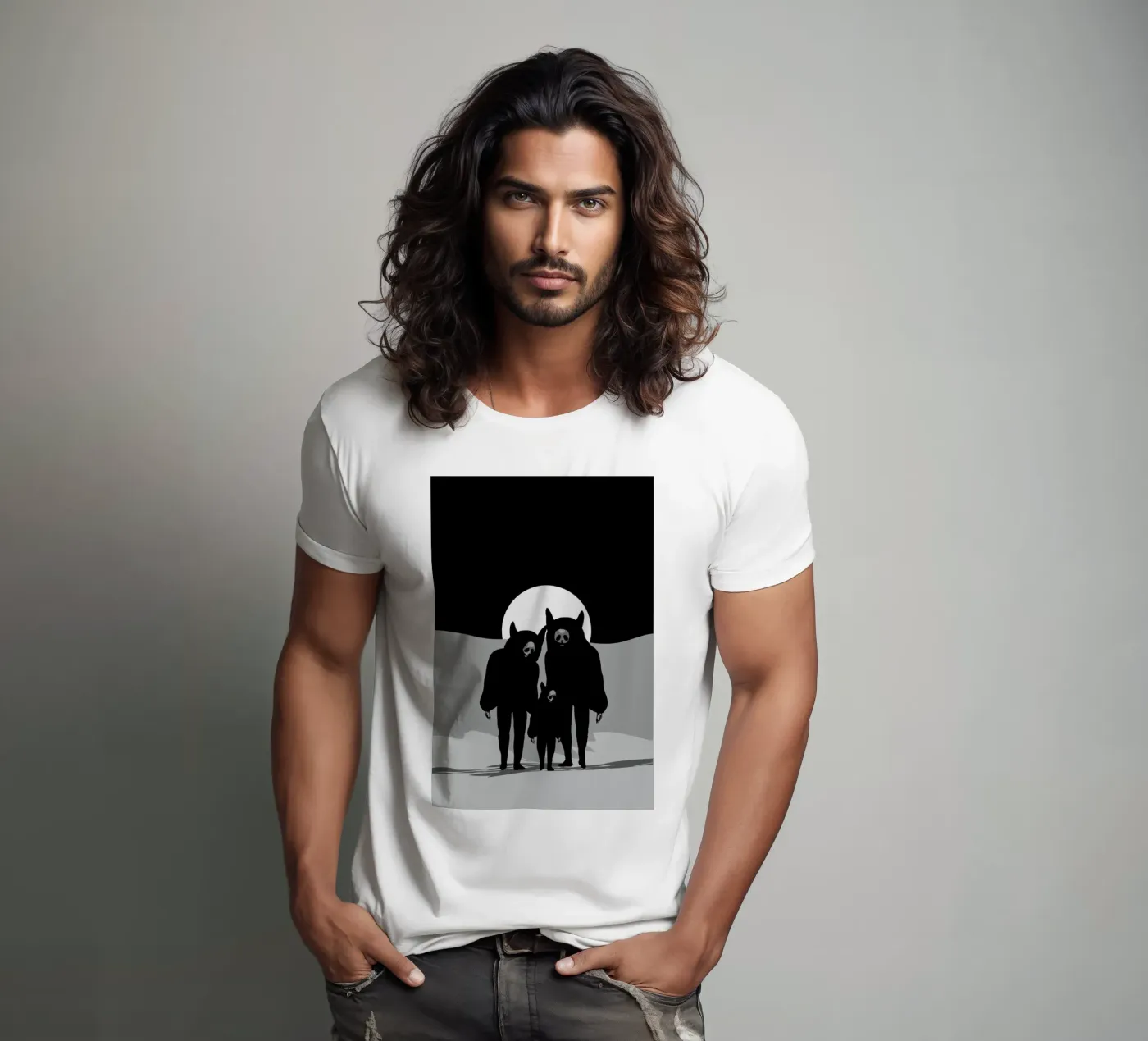 Never Alone t-shirt da AS Art