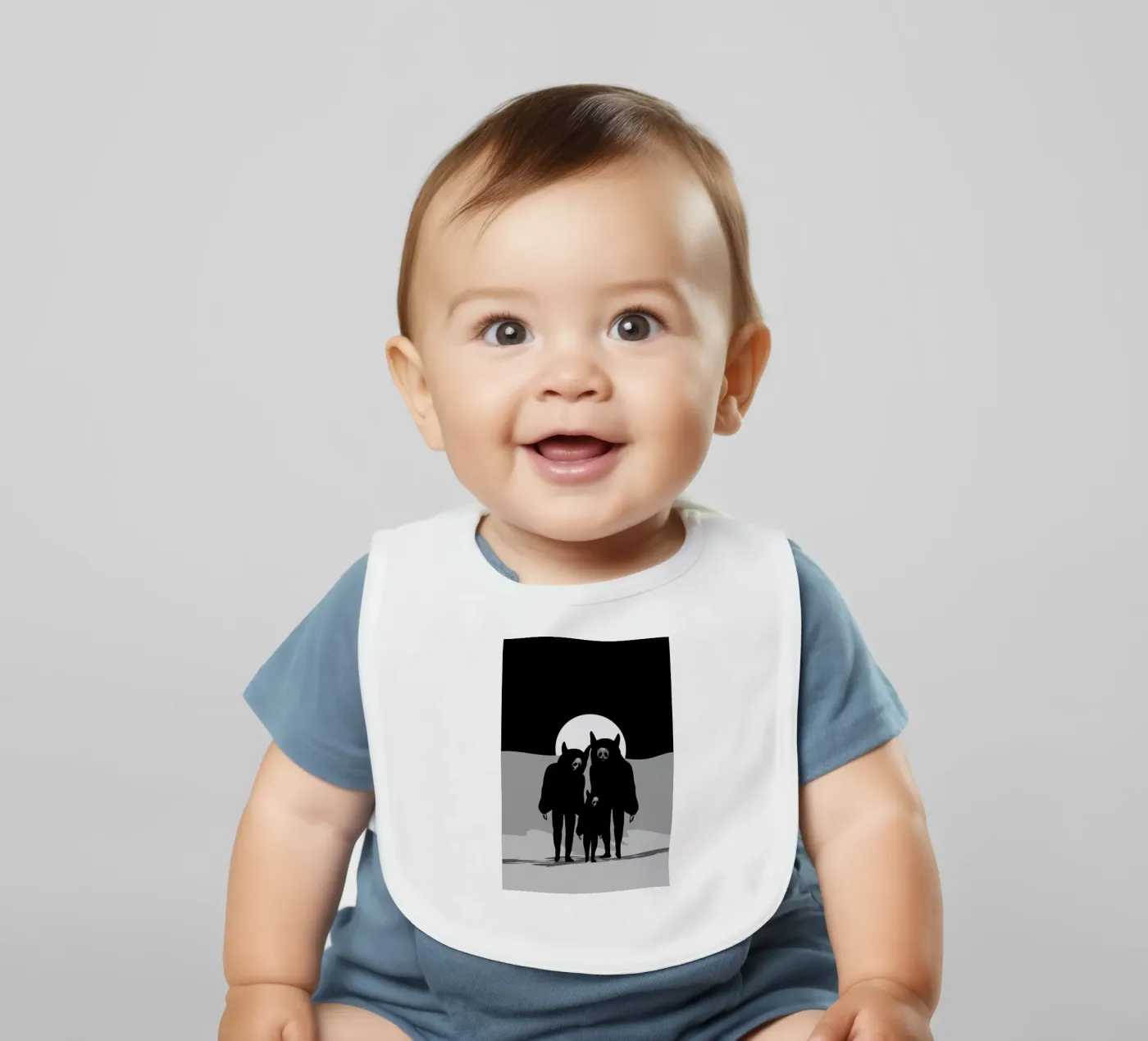 Never Alone bavoir de AS Art