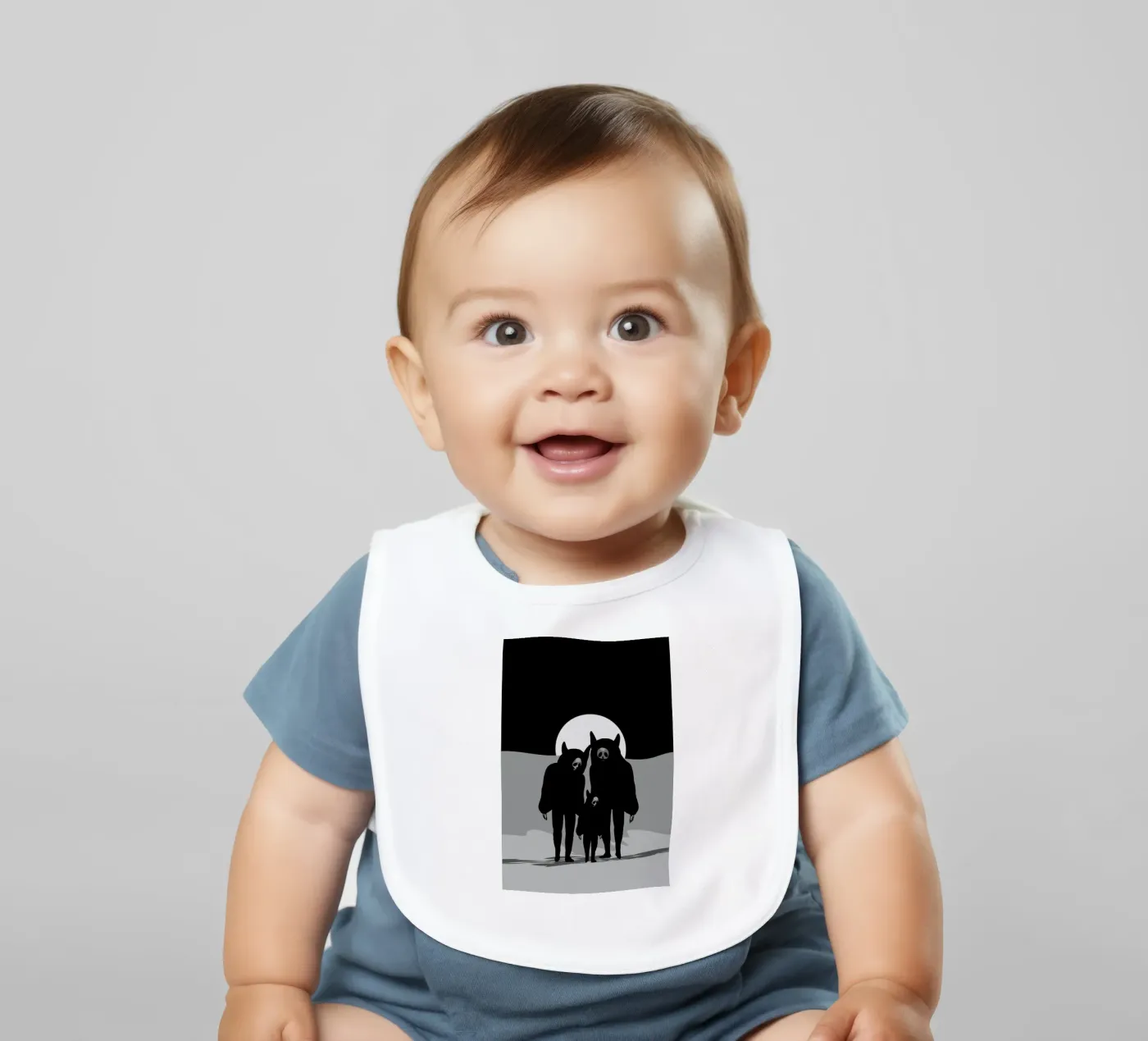 Never Alone bavoir de AS Art