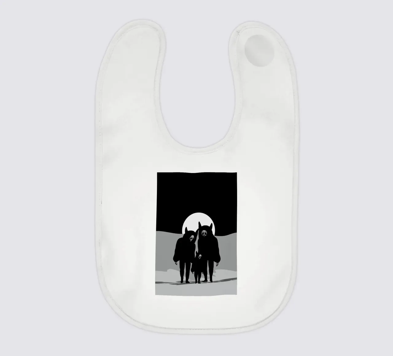 Never Alone bavaglino da AS Art