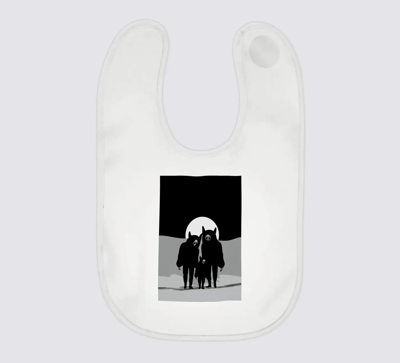 Never Alone bavoir de AS Art