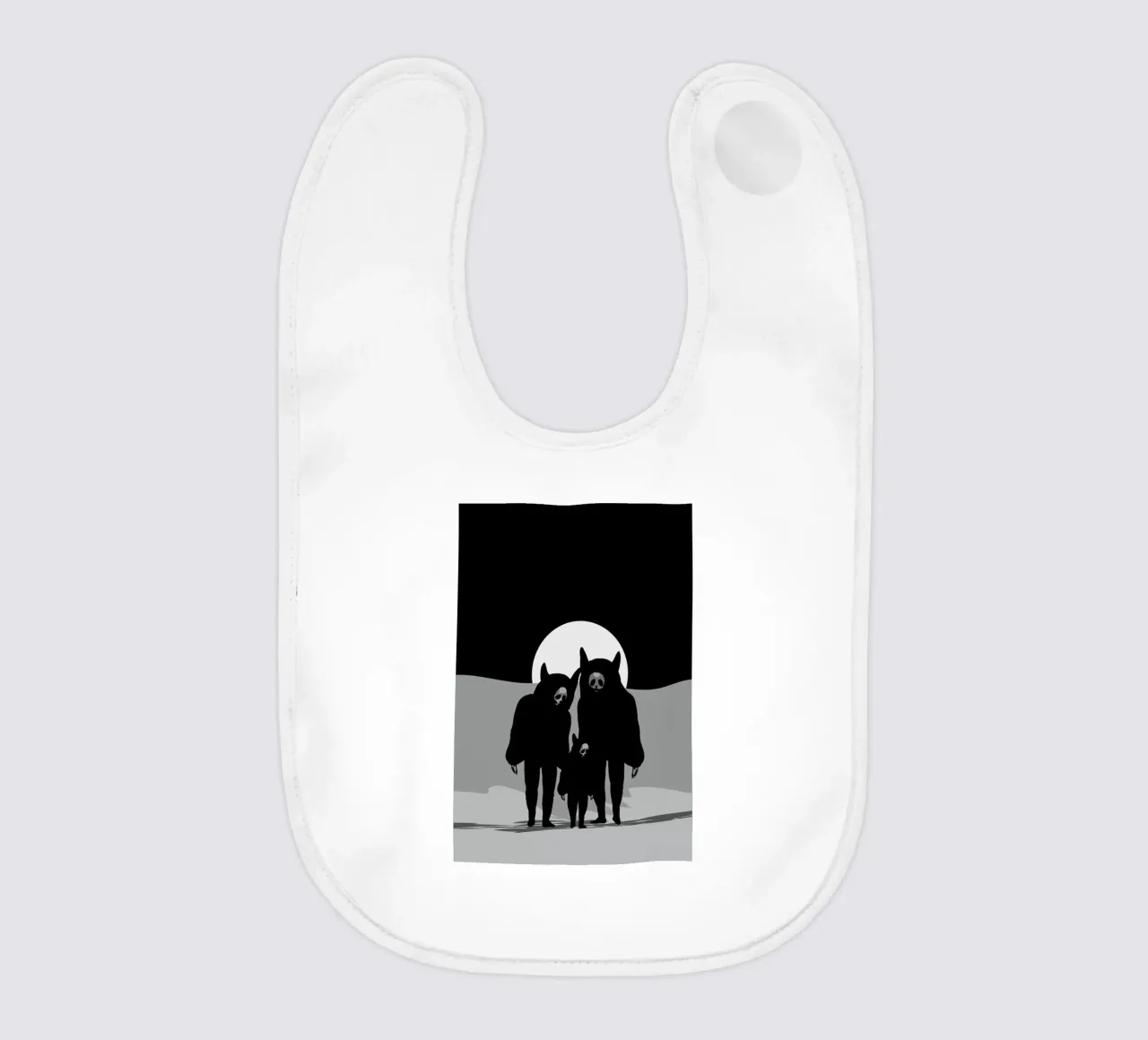 Never Alone bavaglino da AS Art