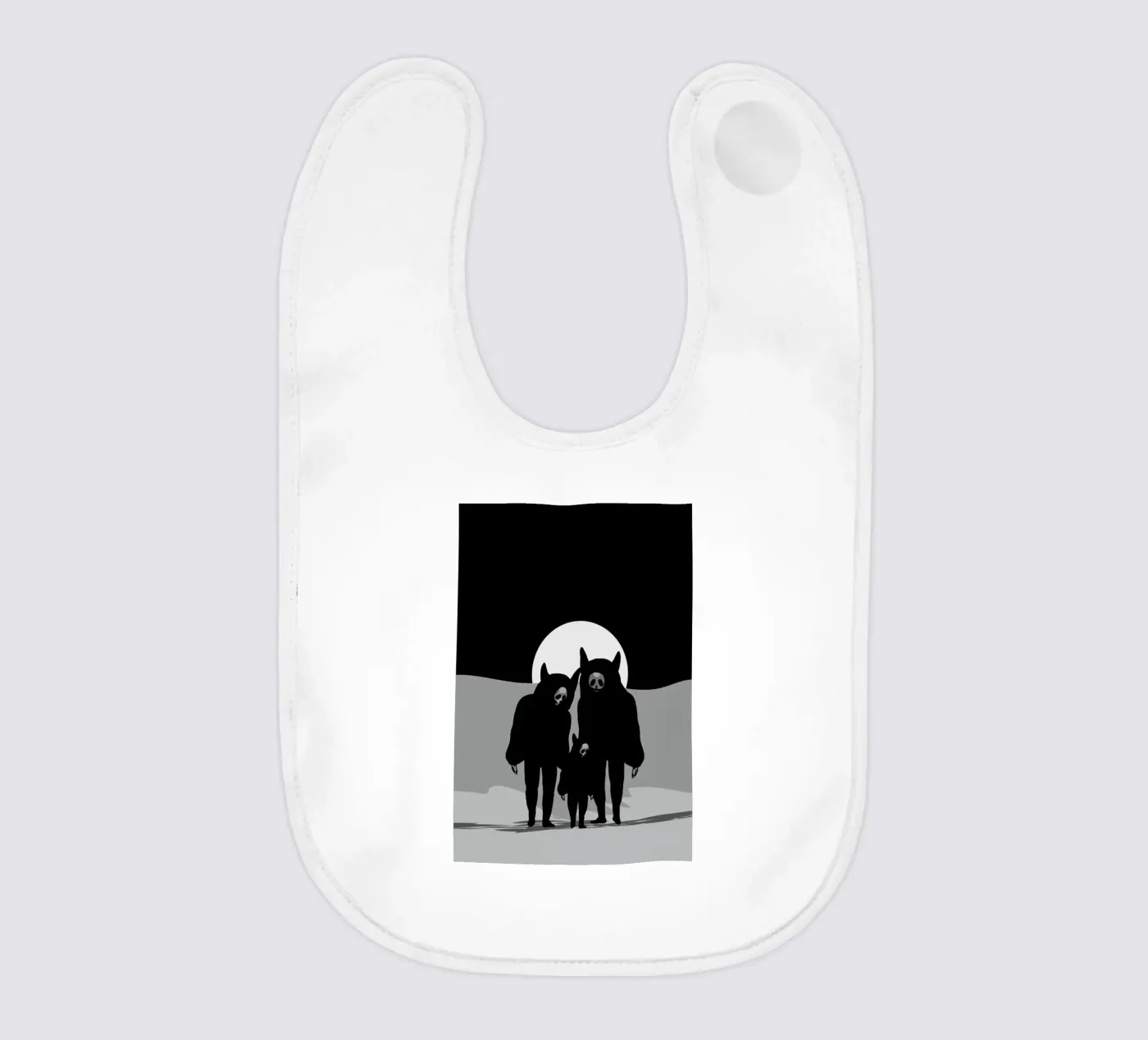 Never Alone bavaglino da AS Art