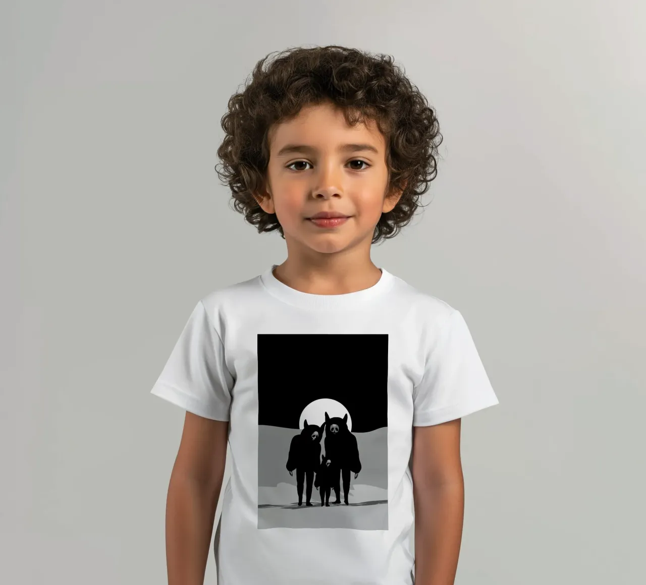 Never Alone t-shirt bambini da AS Art