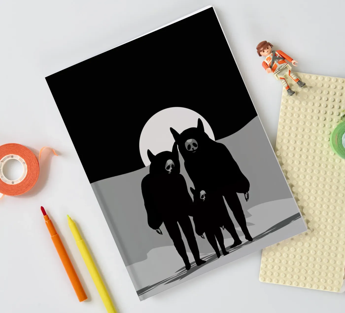 Never Alone notebook by AS Art