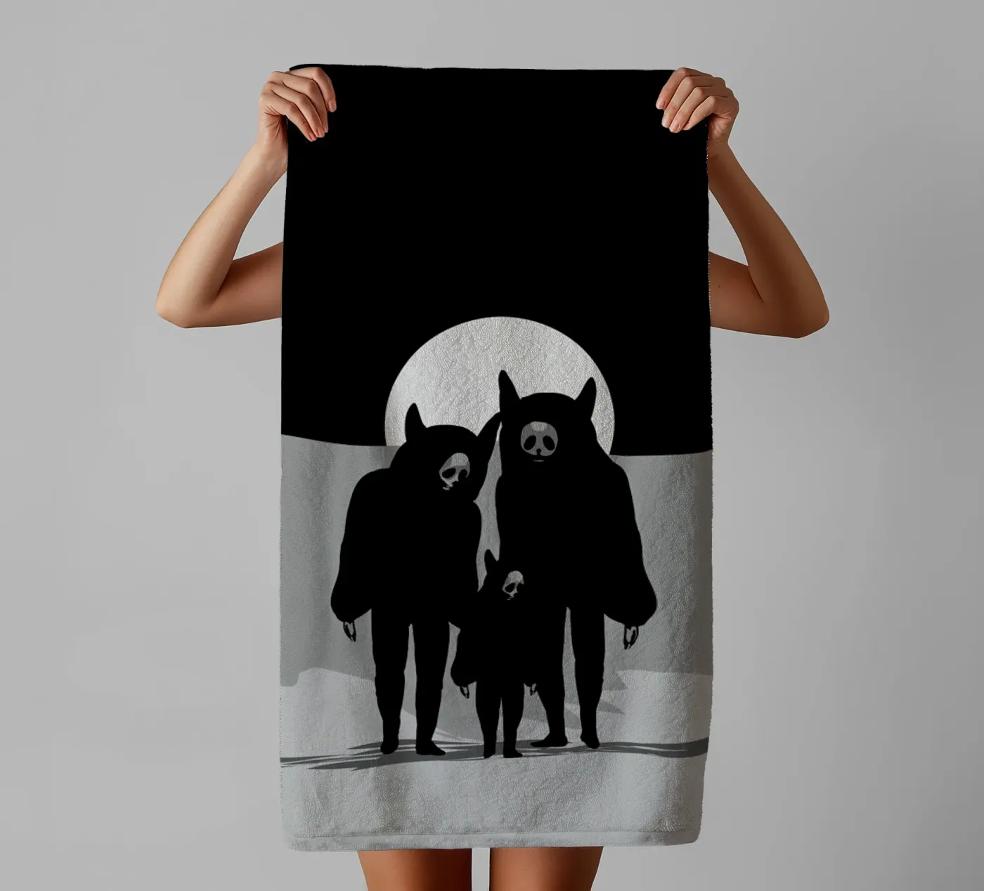 Never Alone towel by AS Art