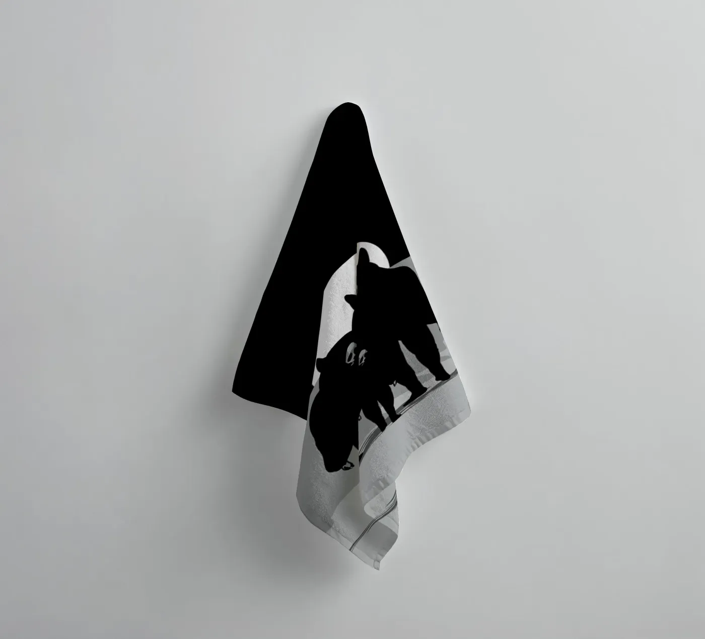 Never Alone towel by AS Art