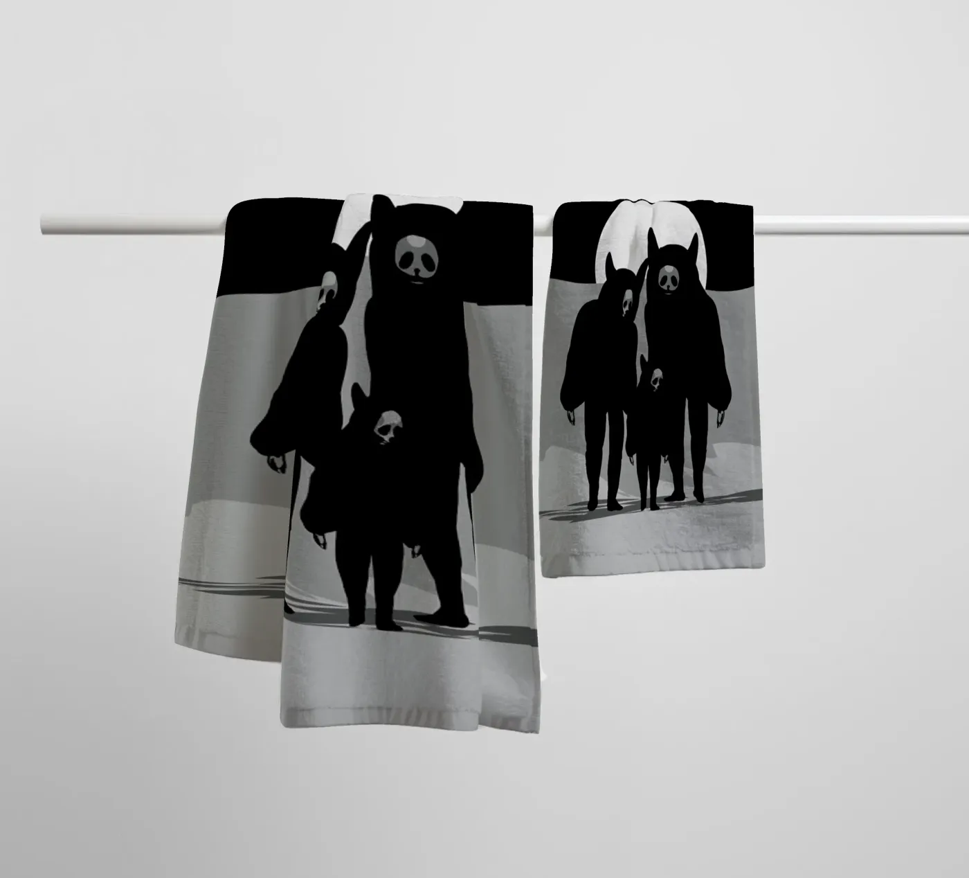 Never Alone towel by AS Art